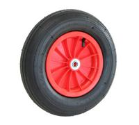 Oypla 14" 3.50-8 Plastic Rim Wheelbarrow Replacement Pneumatic Tyre Wheel