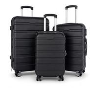 Oypla 20", 24", 28" 3pc Hard Shell ABS Luggage Suitcase Set