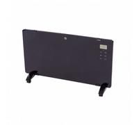 Oypla 2000W Black Glass Free Standing/wall Mounted Electric Panel Convector Heater