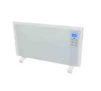 Oypla 2000W White Glass Free Standing/Wall Mounted Electric Panel Convector Heater