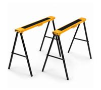 Oypla 2X Saw Diy Garage Work Bench Carpentry Building Trestles Load 100Kg