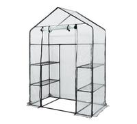 Oypla 3-Tier 4 Shelf Mini Walk-In Growhouse Garden Greenhouse
