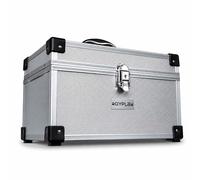 Oypla 300 Disc Aluminium CD DVD Game Storage Flight Case DJ Carry Box