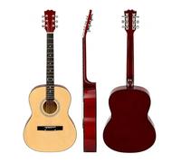 Oypla 39" Full Size 4/4 6 String Steel Strung Acoustic Guitar (Natural)