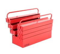 Oypla 4 Tier 7 Tray Heavy Duty Metal Cantilever Tool Box 21" / 530mm
