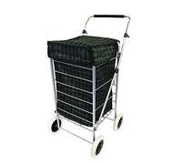 Oypla 4 Wheel Folding Shopping Trolley Bag Cart Market Laundry