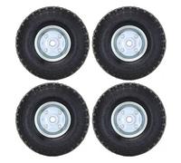 Oypla 4X 10" Pneumatic Sack Truck Trolley Wheel Barrow Replacement Tyre
