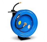 Oypla 50ft 15m Spring Retractable 3/8" Air Line Compressor Hose Reel
