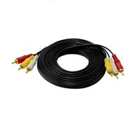 Oypla 5M Triple 3 Phono 3Rca To 3Rca Av Audio Video Gold Cable Lead