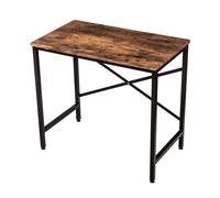 Oypla 80cm Heavy Duty Industrial Writing Computer Desk in Brown Oypla Brown