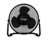 Oypla 9" Inch Black 3 Speed Floor Standing Gym Fan Hydroponic