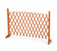 Oypla Arched Expanding Freestanding Wooden Trellis Fence Garden Screen