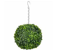 Oypla Artificial Hanging 28cm Topiary Tree Boxwood Buxus Ball