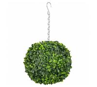 Oypla Artificial Hanging 28cm Topiary Tree Boxwood Buxus Ball