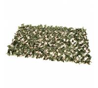 Oypla Artificial Ivy Leaf Willow Trellis Expandable Privacy Fence Screen 1m x 2m in Natural Oypla Natural