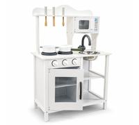 Oypla Childrens Kids Roleplay Wooden Play Kitchen Cooking Playset