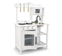 Oypla Childrens Kids Roleplay Wooden Play Kitchen Cooking Playset