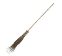 Oypla Coco Equestrian 200cm Bamboo Besom Stable Broom with Handle
