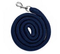 Oypla Coco Equestrian 2m Navy Braided Cotton Horse Lead Rope with Snap Hook