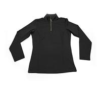 Oypla Coco Equestrian Black Ladies Horse Riding Base Layer Shirt - M
