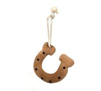 Oypla Coco Equestrian Leather Horseshoe Stable Toy Decoration