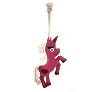 Oypla Coco Equestrian Leather Pink Unicorn Horse Stable Toy Decoration