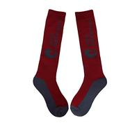 Coco Equestrian Red Unisex Child Breathable Knee High Long Boot Horse Riding Socks - 1 Pair