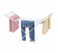 Oypla Electric Extendable Heated Folding Clothes Horse Dryer With Heated Wings in Silver Oypla Silver