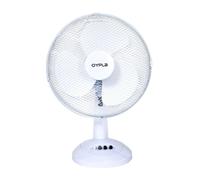 Oypla Electrical 12" 3 Speed Oscillating Electric Desk Home Office Fan