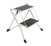 Oypla Foldable 2 Step Ladder Stepladder Non Slip Tread Safety Steel Portable Step Stool