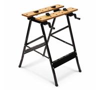 Oypla Folding Foldable Trestle Work Bench Workbench Portable 100Kg