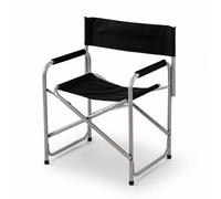 Oypla Lightweight Frame Folding Portable Black Outdoor Camping Directors Chair