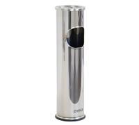 Oypla Free Standing Stainless Steel Ash Tray Cigarette Rubbish Bin