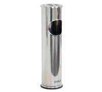 Oypla Free Standing Stainless Steel Ashtray Rubbish Bin in Silver Oypla Silver