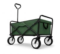 Oypla Green Heavy Duty Foldable Garden Festival Trolley Folding Cart
