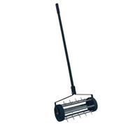 Oypla Heavy Duty Hand Held Push Along Garden Lawn Aerator - C/w Spikes