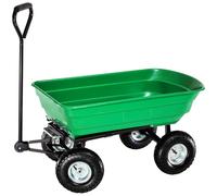 Oypla Heavy Duty Tipping Barrow Trolley in Green Oypla Green