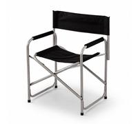 Oypla Lightweight Frame Folding Portable Black Outdoor Camping Directors Chair