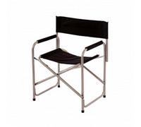 Oypla Lightweight Frame Folding Portable Black Outdoor Camping Directors Chair