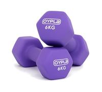 Oypla Neoprene Non Slip Hand Dumbbells Workout Weights (4kg-10kg)