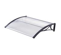 Oypla Outdoor Front Door Canopy Porch Awning Patio Rain Shelter Cover 120x80cm