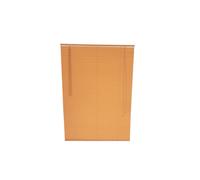 Oypla PVC Teak Wood Grain Effect Venetian Window Blinds with Fixings in Light Brown | Size: 100 cm Oypla Light Brown 100 cm