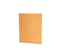 Oypla PVC Teak Wood Grain Effect Venetian Window Blinds with Fixings in Light Brown | Size: 80 cm Oypla Light Brown 80 cm