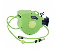 Oypla Retractable Wall Mounted Hose Reel 20M in Green Oypla Green