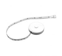 Oypla White 1.5m/60" Round Fabric Tape Measure with Plastic Case