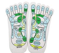 Oyria Acupressure Reflexology Socks Foot Massage Reflection Area Schematic Socks Foot Pressure Point Acupressure Massage Auxiliary Socks Help Improve Circulation
