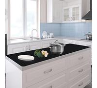 OYSIR Extra Large Silicone Mats for Kitchen Counter 47"x23.6", Black, Non-slip, Heat Resistant, Multipurpose Countertop Protector Mat