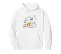Oyster Mushroom Forager Finds Fungi Growing Dead Trees Pullover Hoodie