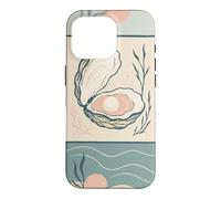Oyster Pearl Coastal Ocean Seashell Minimalist Vintage Case for iPhone 16 Pro