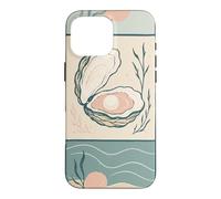 Oyster Pearl Coastal Ocean Seashell Minimalist Vintage Case for iPhone 16 Pro Max
